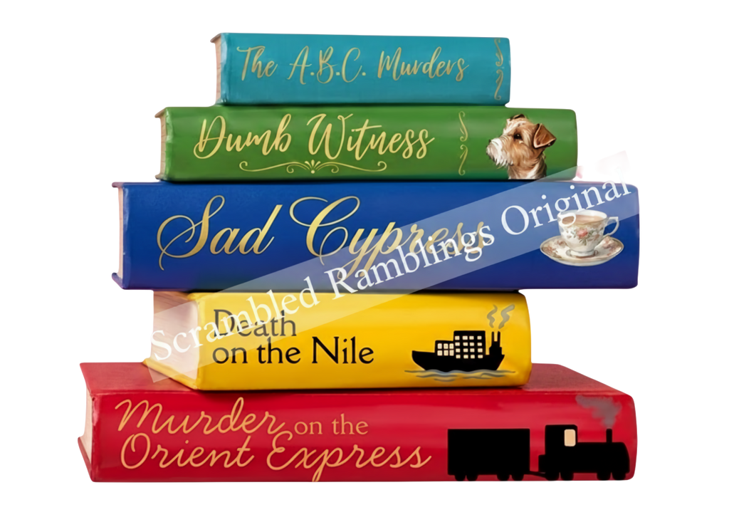 Agatha Christie Colorful Book Stack Short-Sleeve Unisex T-Shirt